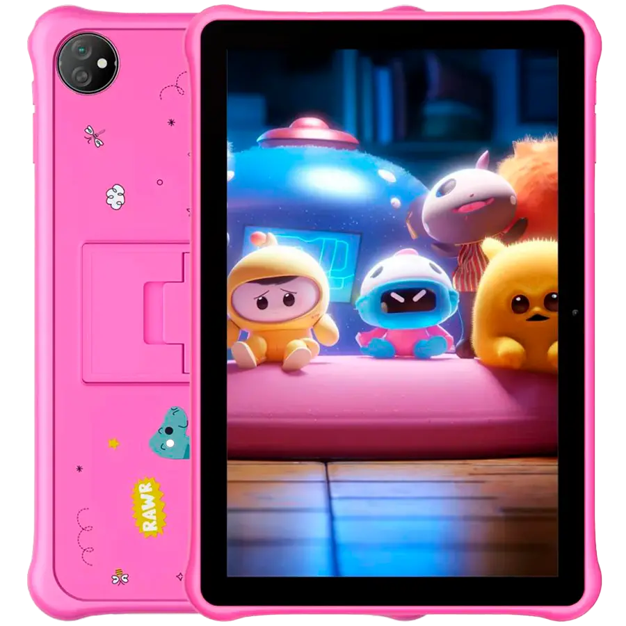 Blackview Tab 30 Kids 2GB/64GB, 10.1-inch HD+ 800x1280 IPS, Quad-core, 2MP Front/5MP Back Camera, Battery 5100mAh, Type-C, WiFi 6,  Android 13, SD card slot, Pink