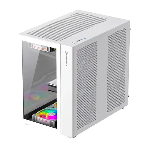 Gamemax кутия Case ATX - Infinity White - image 18