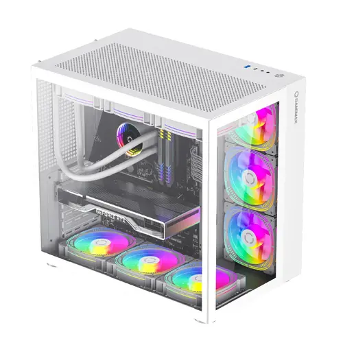 Gamemax кутия Case ATX - Infinity White - image 2