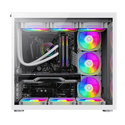 Gamemax кутия Case ATX - Infinity White - image 3