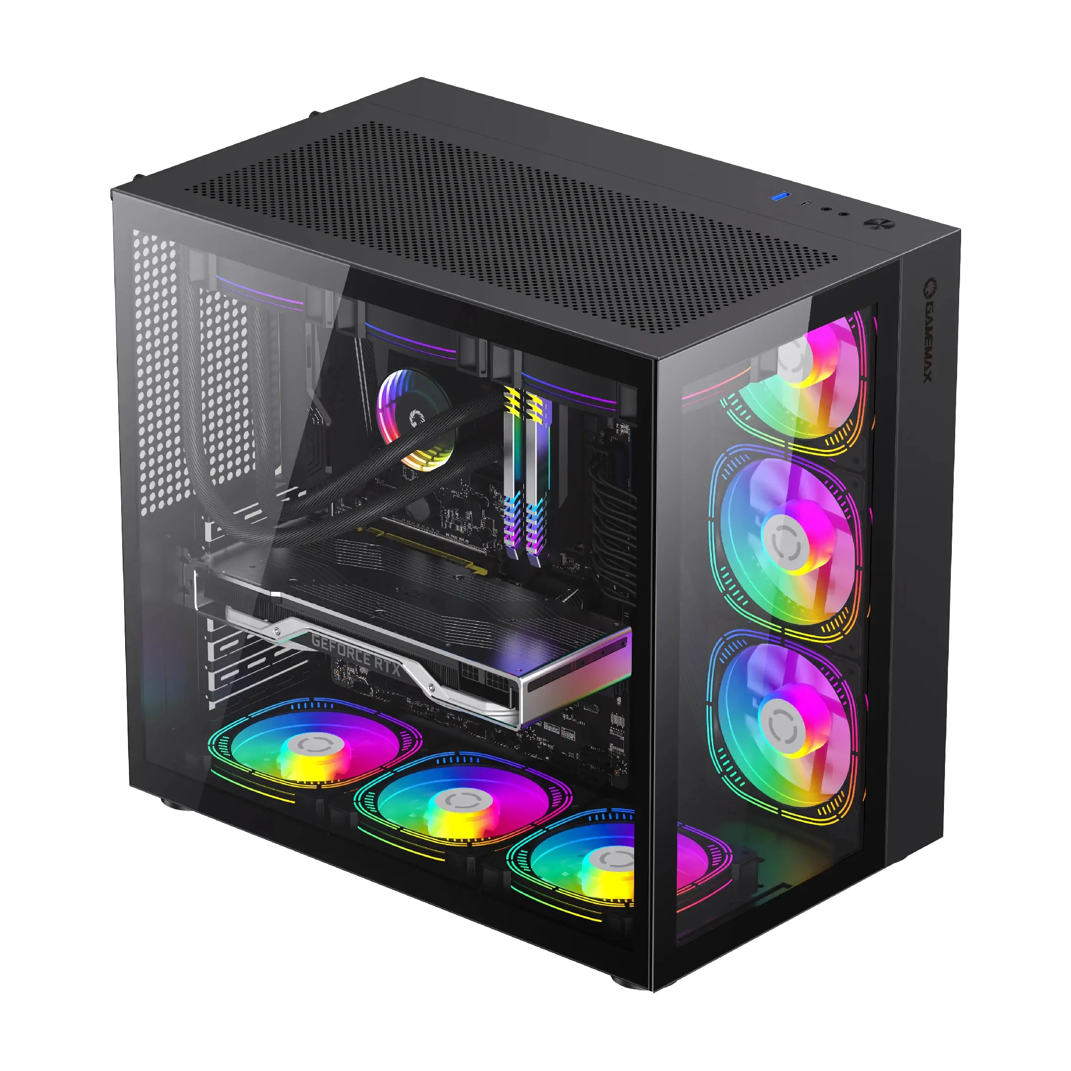Gamemax carcasă Case ATX - Infinity Black - image 1