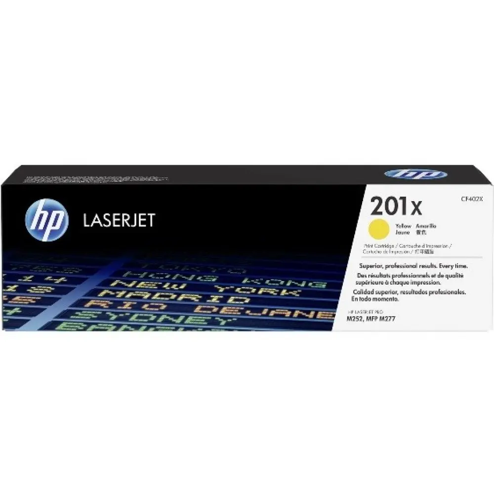 КАСЕТА ЗА HP Color LaserJet Pro M252/MFP M277 series - HIGH CAPACITY - /201X/ - Yellow - PN CF402X