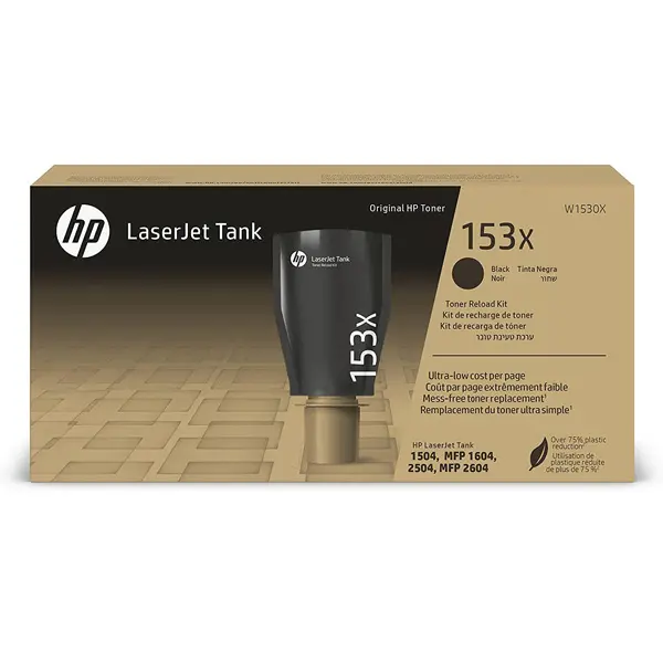 CARTUȘ PENTRU HP LaserJet Tank 1504w/1604w/2504dw/2604dw/2604sdw - Negru - /153X/ - PN W1530X