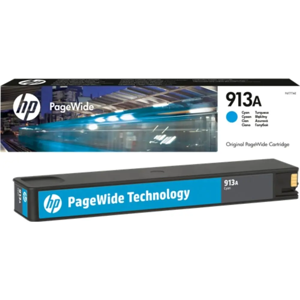 ГЛАВА ЗА HEWLETT PACKARD PageWide 352/377/Pro 452/477/Managed P57750/P55250 - Cyan - /913A/ - PN F6T77AE