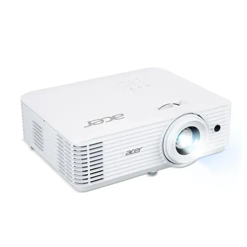 Мултимедиен проектор, Acer Projector H6546Ki, DLP, FHD (1920x1080), 5200 ANSI Lumens, 17 000:1, 1.1x, 3D ready, 24/7 operation, HDMI 2x1.4, DC Out (5V/1.5A, USB-A), RS232, Audio in/out, WiFi (kit incl.), Speaker 3W, Bag, 2.95Kg, 2Y, White + Acer T82-W01MW 82.5" - image 1