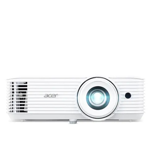 Мултимедиен проектор, Acer Projector H6546Ki, DLP, FHD (1920x1080), 5200 ANSI Lumens, 17 000:1, 1.1x, 3D ready, 24/7 operation, HDMI 2x1.4, DC Out (5V/1.5A, USB-A), RS232, Audio in/out, WiFi (kit incl.), Speaker 3W, Bag, 2.95Kg, 2Y, White + Acer T82-W01MW 82.5"