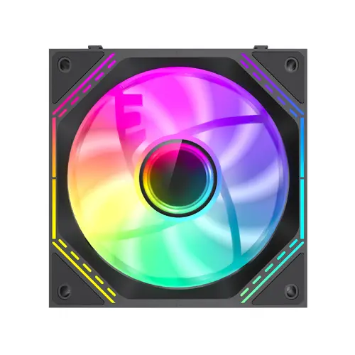 Gamemax Комплект вентилатори Fan Pack 3-in-1 3x120mm - FN12A-S3I Black, Daisy-Chain, Addressable RGB - image 2
