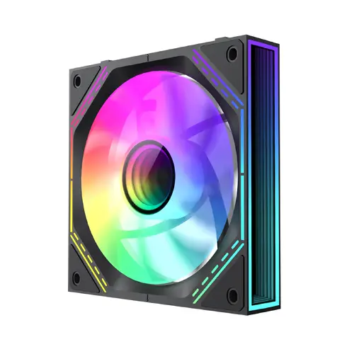 Gamemax Комплект вентилатори Fan Pack 3-in-1 3x120mm - FN12A-S3I Black, Daisy-Chain, Addressable RGB - image 4