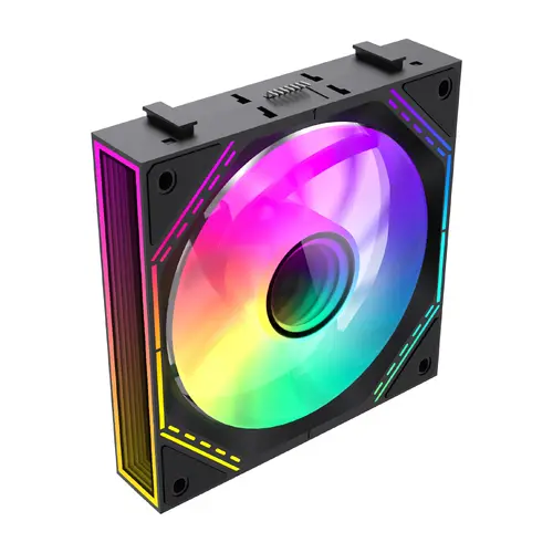 Gamemax Комплект вентилатори Fan Pack 3-in-1 3x120mm - FN12A-S3I Black, Daisy-Chain, Addressable RGB - image 5