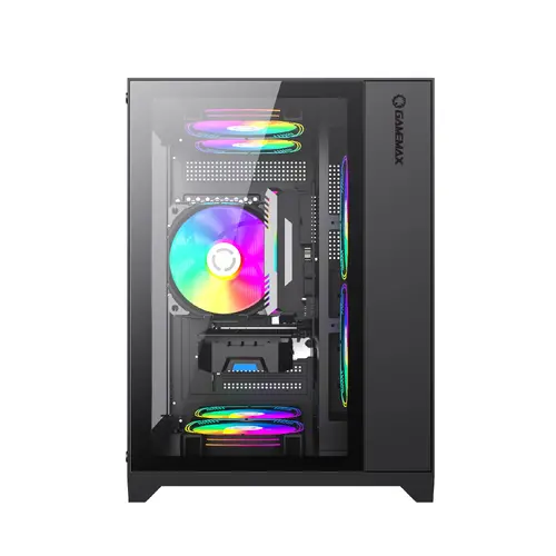 Gamemax кутия Case mATX - Infinity Mini Black - image 1