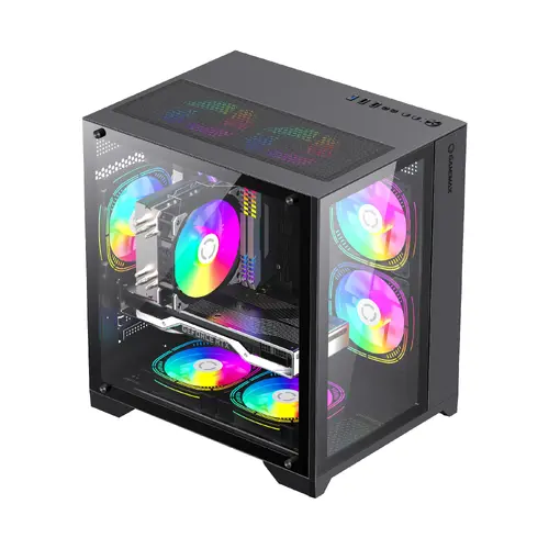 Gamemax carcasă Case mATX - Infinity Mini Negru - 3