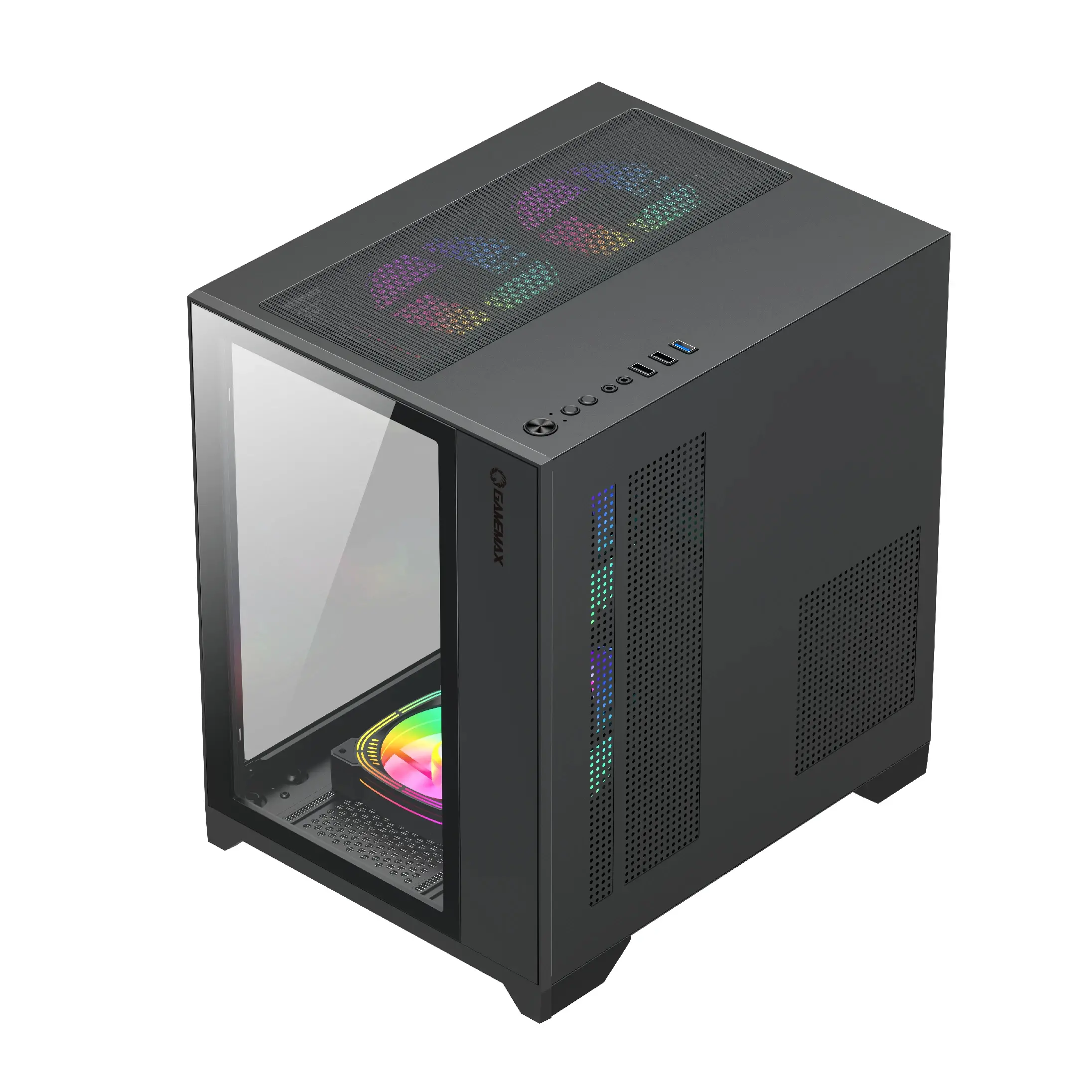 Gamemax carcasă Case mATX - Infinity Mini Negru - image 4