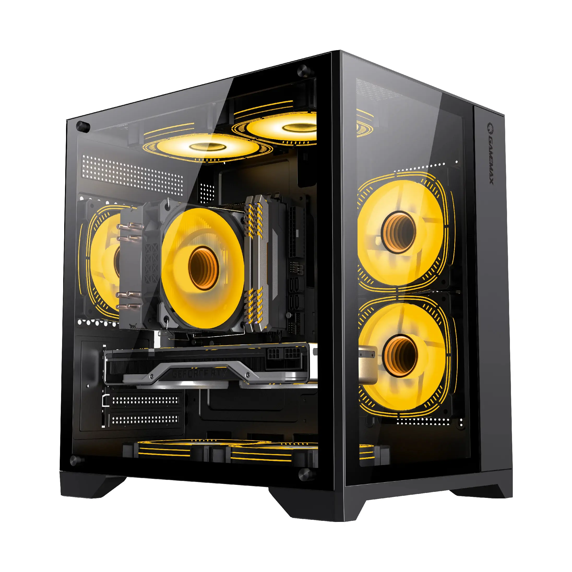 Gamemax кутия Case mATX - Infinity Mini Black - image 5