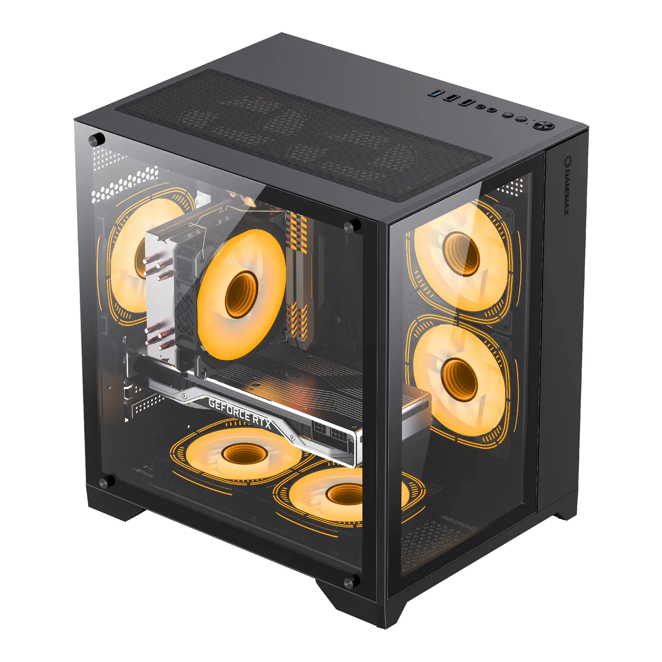 Gamemax carcasă Case mATX - Infinity Mini Negru - image 7