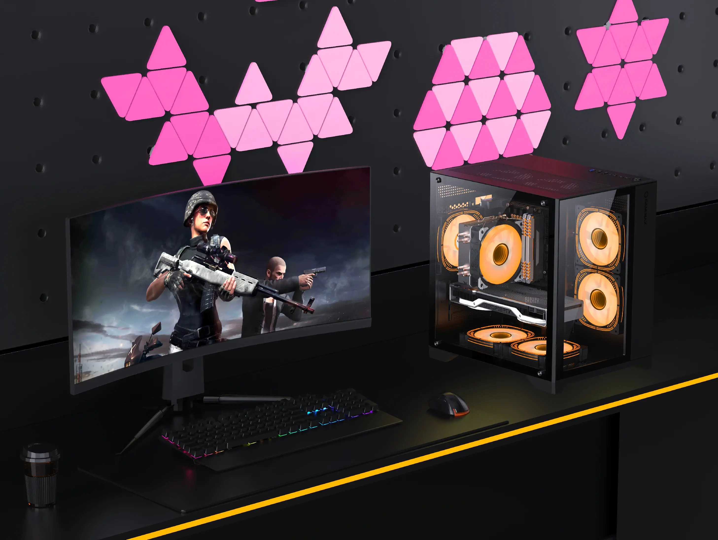 Gamemax кутия Case mATX - Infinity Mini Black - image 9