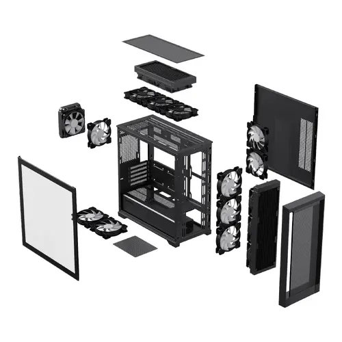 Gamemax кутия Case mATX - DEFENDER MB - Addressable RGB - image 12