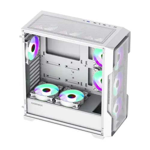 Gamemax кутия Case EATX - SIEGE White - Addressable RGB - image 5