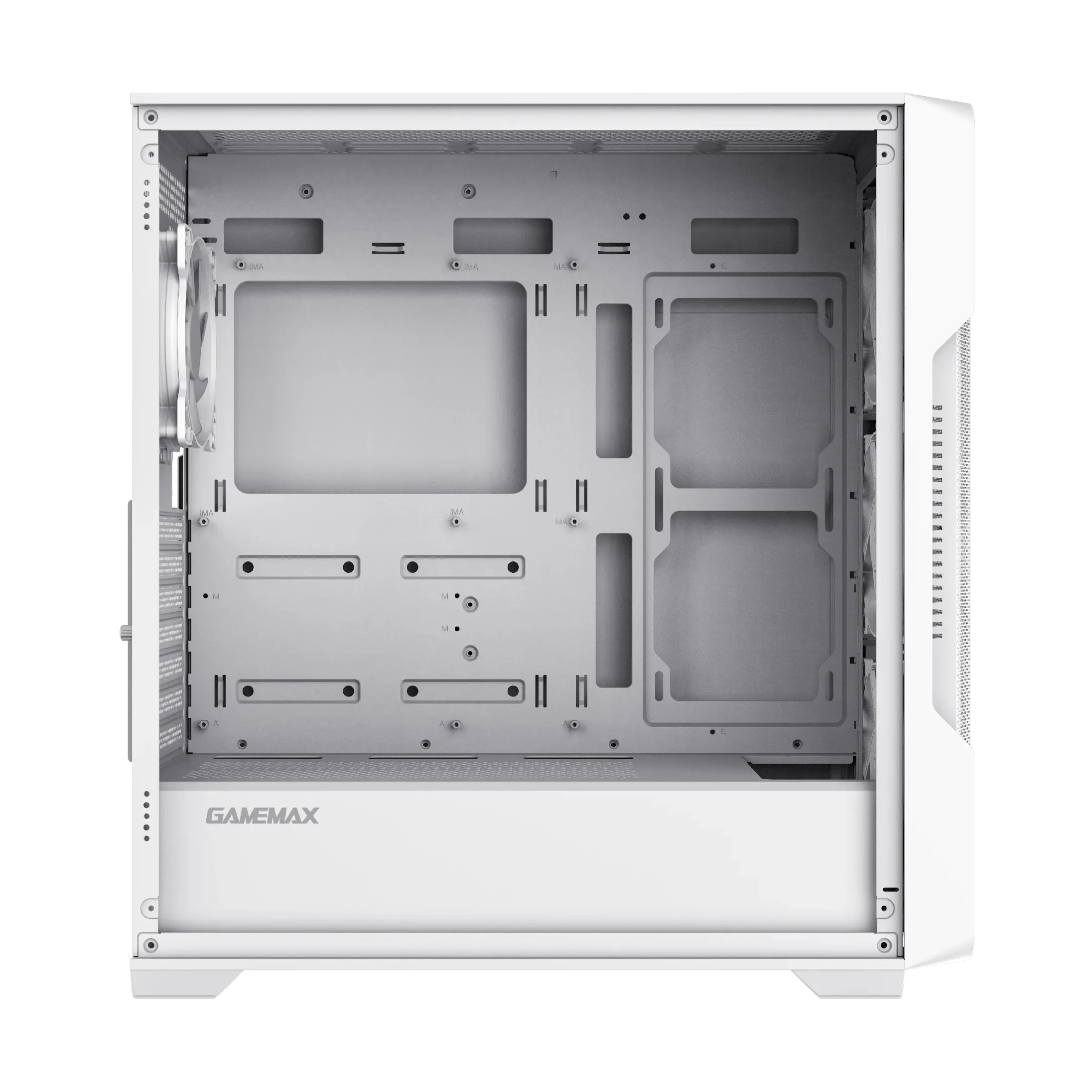 Gamemax кутия Case EATX - SIEGE White - Addressable RGB - image 7