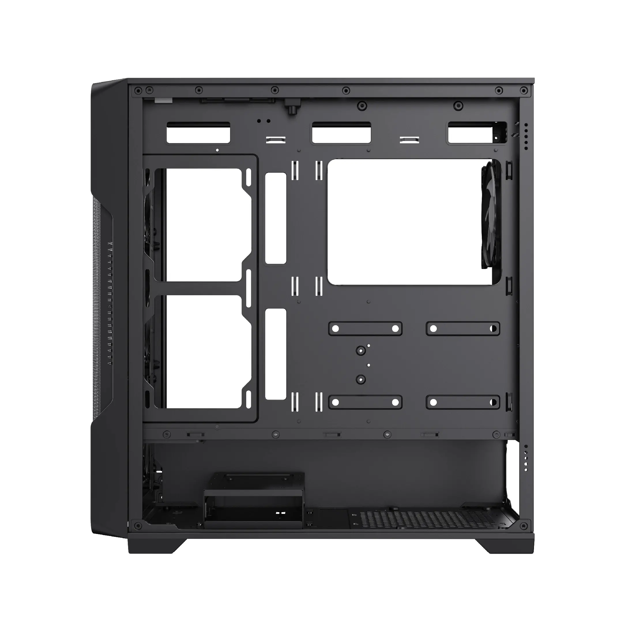 Gamemax кутия Case EATX - SIEGE Black - Addressable RGB - image 12
