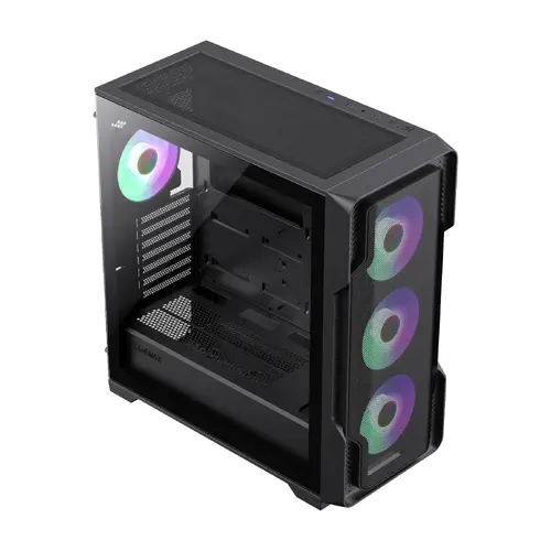 Gamemax кутия Case EATX - SIEGE Black - Addressable RGB - image 4