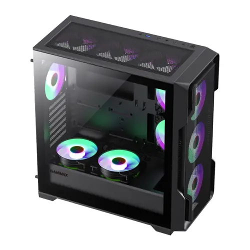 Gamemax кутия Case EATX - SIEGE Black - Addressable RGB - image 6