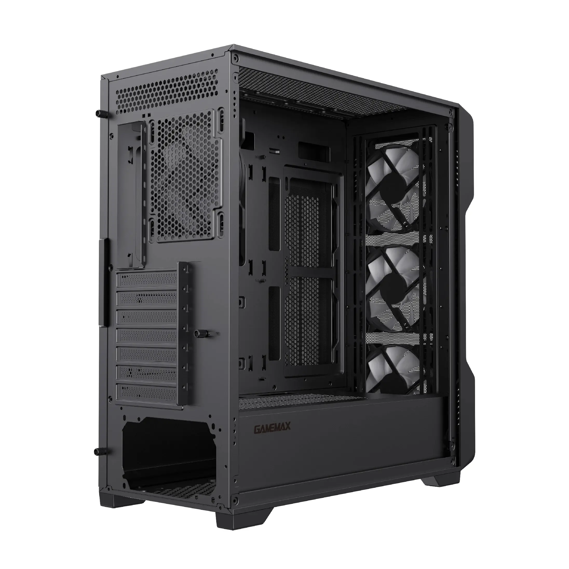 Gamemax кутия Case EATX - SIEGE Black - Addressable RGB - image 9