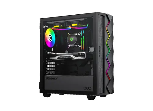Gamemax кутия Case EATX - Diamond COC Black - Addressable RGB - image 19