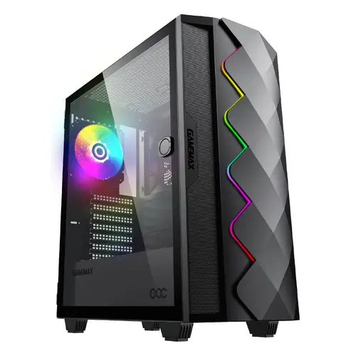 Gamemax кутия Case EATX - Diamond COC Black - Addressable RGB - image 1