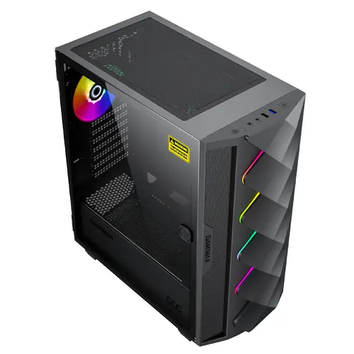 Gamemax кутия Case EATX - Diamond COC Black - Addressable RGB - image 20