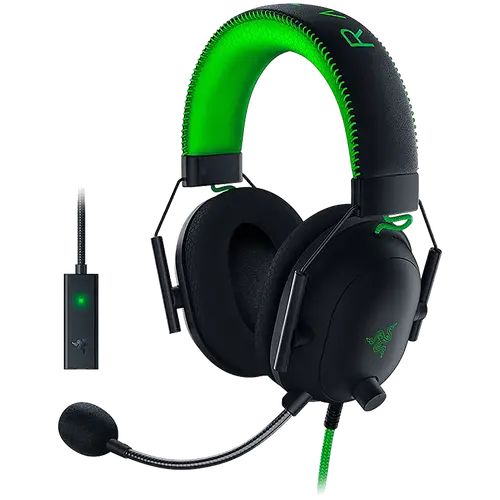 Razer BlackShark V2 - Wired Gaming Headset + USB Sound Card - SE - World Packaging