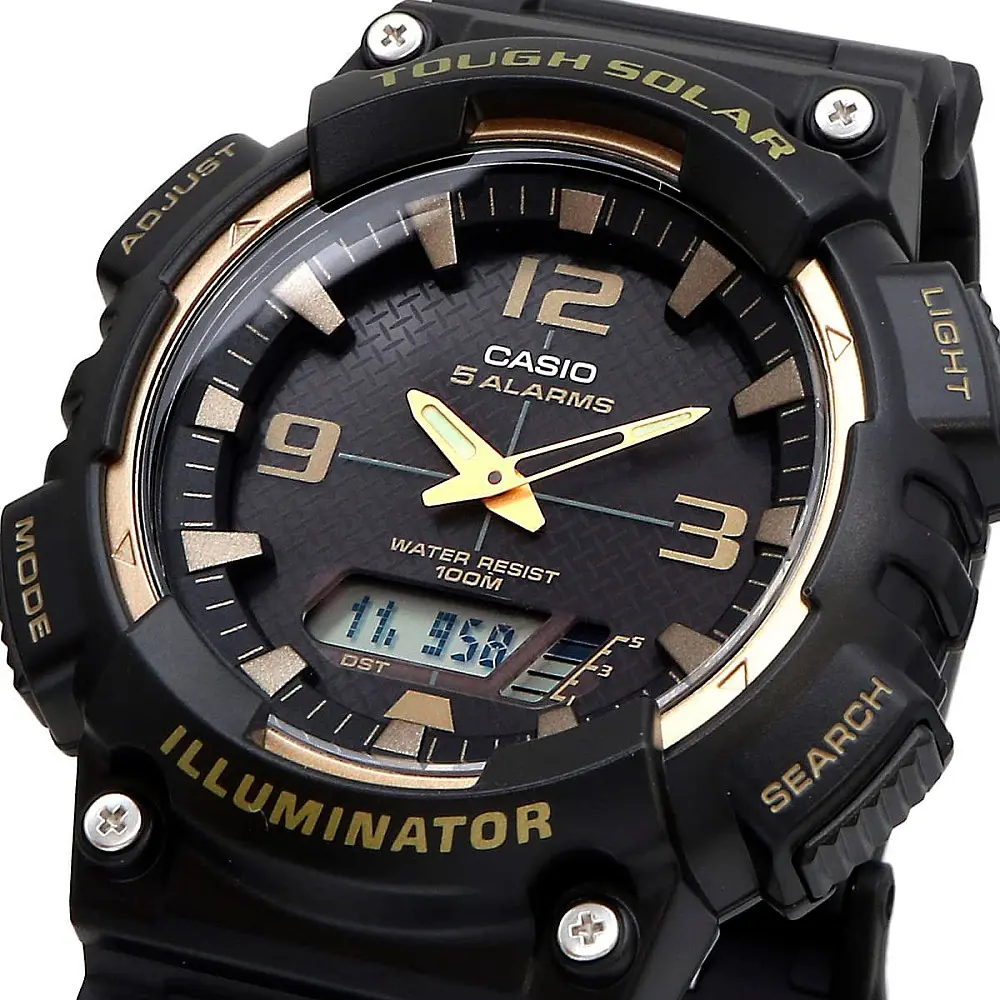 Мъжки дигитален часовник Casio Solar - Casio Collection - AQ-S810W-1A3VDF - image 2