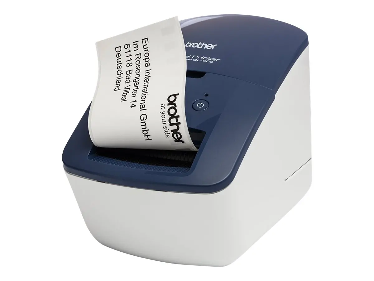 ЕТИКЕТЕН ПРИНТЕР BROTHER QL600B (QL-600B) - PN QL-600BXX1 - image 1