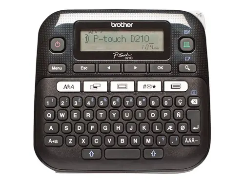 ЕТИКЕТЕН ПРИНТЕР BROTHER P-Touch PTD210 (PT-D210) - С ПЕЧАТ НА КИРИЛИЦА - PN PTD210R1 (PT-D210R1)