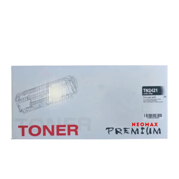 ΚΑΣΕΤΑ ΓΙΑ BROTHER TN2421 (TN-2421) - ΥΨΗΛΗΣ ΧΩΡΗΤΙΚΟΤΗΤΑΣ - ΜΕ ΤΣΙΠ - Μαύρο - PN BT-TN2421 - NEOMAX