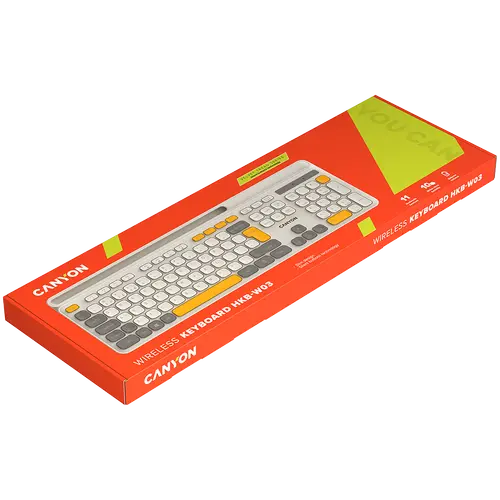 CANYON keyboard HKB-W03 EN AAA Wireless Beige - image 6