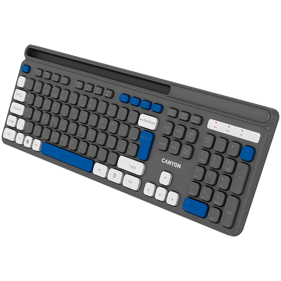 CANYON keyboard HKB-W03 EN AAA Wireless Grey - image 4