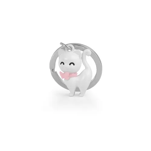 Μπρελόκ Metalmorphose White Cat - 1