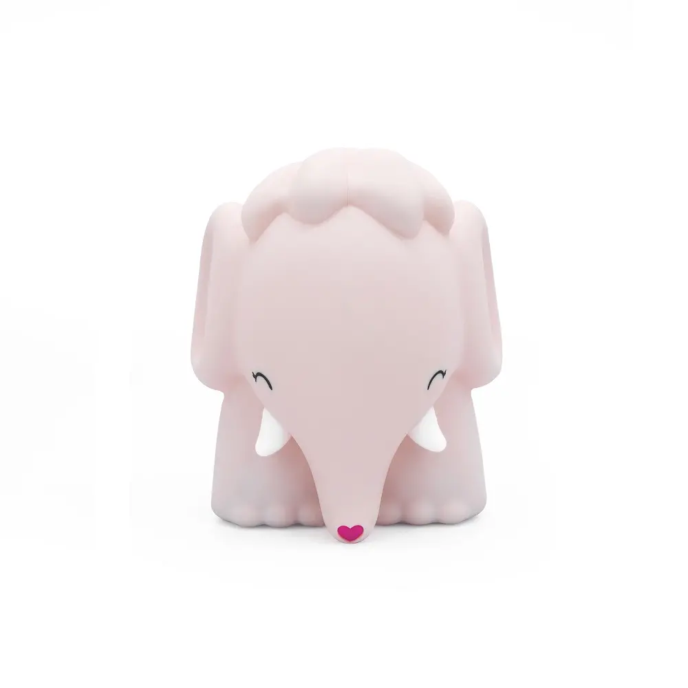 Акумулаторна нощна лампа Dhink® - Elephant, светлорозова