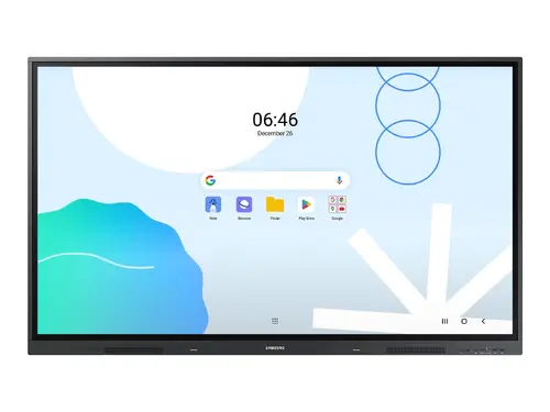 Интерактивен дисплей, Samsung Interactive E-Board WA75D 75" Android OS 4K Digital Flipchart TOUCH, Mirroring, Wi-Fi, Black