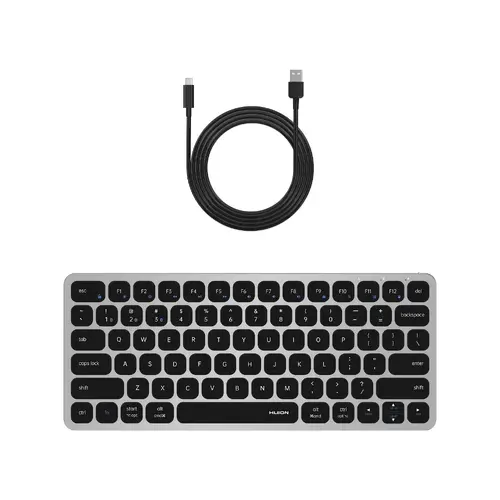 Tastatură wireless Huion HB186S, Pentru tabletă grafică, Bluetooth 5.1 - 8