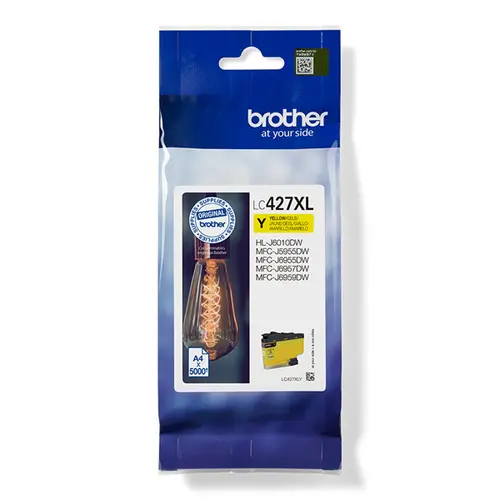 CAP DE PRINTARE PENTRU BROTHER MFC-J5955DW/J6955DW/J6957DW - CAPACITATE MARE - Galben - PN LC427XLY (LC-427XLY) - 1