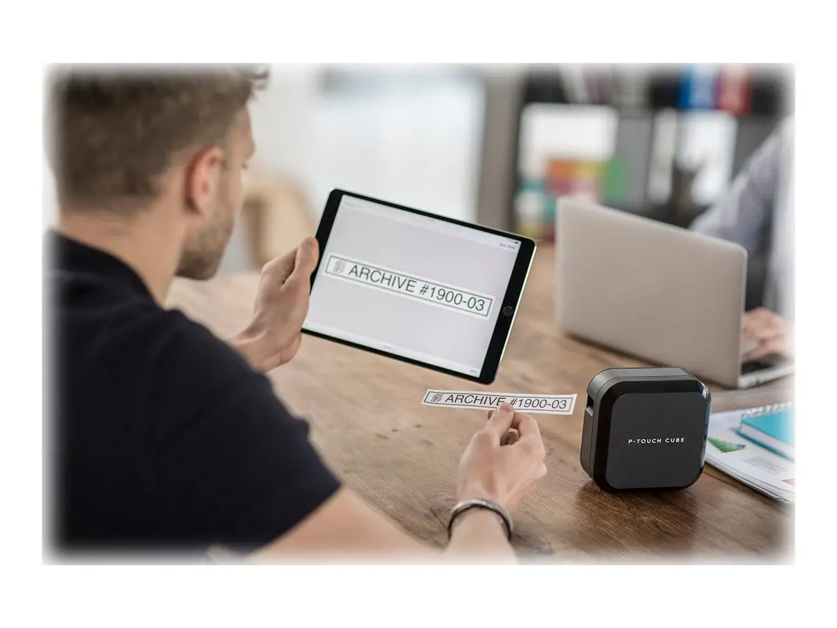 ЕТИКЕТЕН ПРИНТЕР BROTHER P-Touch CUBE plus - PTP710BT (PT-P710BT) - PN PTP710BTXG1 (PT-P710BTXG1) - image 3