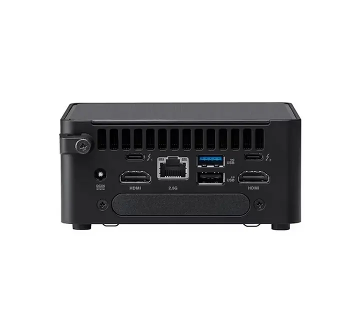 Calculator desktop, Asus NUC 14 Pro Intel Core 3 100U, Intel GPU, 4 x USB, Wi-Fi 6E AX211 + 2.5GBe LAN, 2 x HDMI, 2 x Thunderbolt 4 (USB-C+DP), fără - image 1