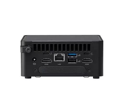 Настолен компютър, Asus NUC 14 Pro Intel Core 3 100U, Intel GPU, 4 x USB, Wi-Fi 6E AX211 + 2.5GBe LAN, 2 x HDMI, 2 x Thunderbolt 4 (USB-C+DP), no Storage (NVMe and 2.5" SATA), no RAM, no OS, Tall Kit - image 1