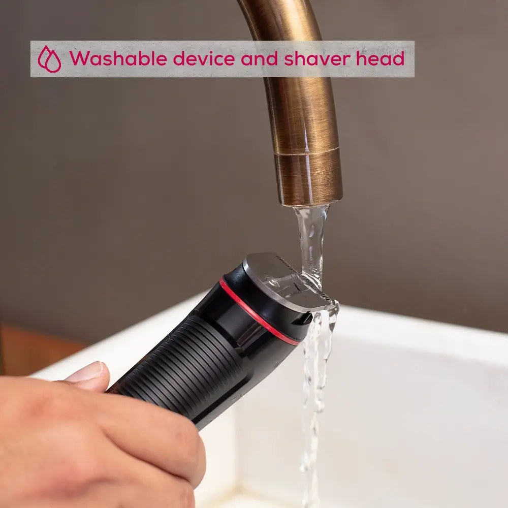 Κουρευτική μηχανή, Beurer MN4X beard styler, 2 εξαρτήματα, λεπτή λεπίδα περιγράμματος τιτανίου, λειτουργία με μπαταρία και ρεύμα, οθόνη LED, 10 μήκη - image 8