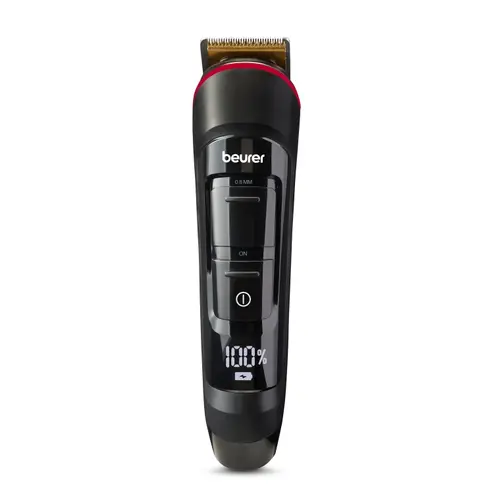 Κουρευτική μηχανή, Beurer MN4X beard styler, 2 εξαρτήματα, λεπτή λεπίδα περιγράμματος τιτανίου, λειτουργία με μπαταρία και ρεύμα, οθόνη LED, 10 μήκη - 1