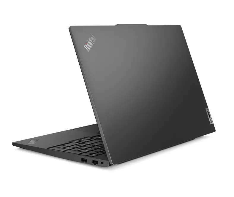 Лаптоп, Lenovo ThinkPad E16 G2 AMD Ryzen 7 7735HS (up to 4.75GHz, 16MB), 32GB(16+16)DDR5-4800, 1TB SSD, 16" WUXGA (1920x1200) IPS AG, AMD Radeon  680M, FHD&IR Cam, Backlit KB, Black, WLAN, BT, 3cell, FPR, DOS, 3Y Onsite - image 4