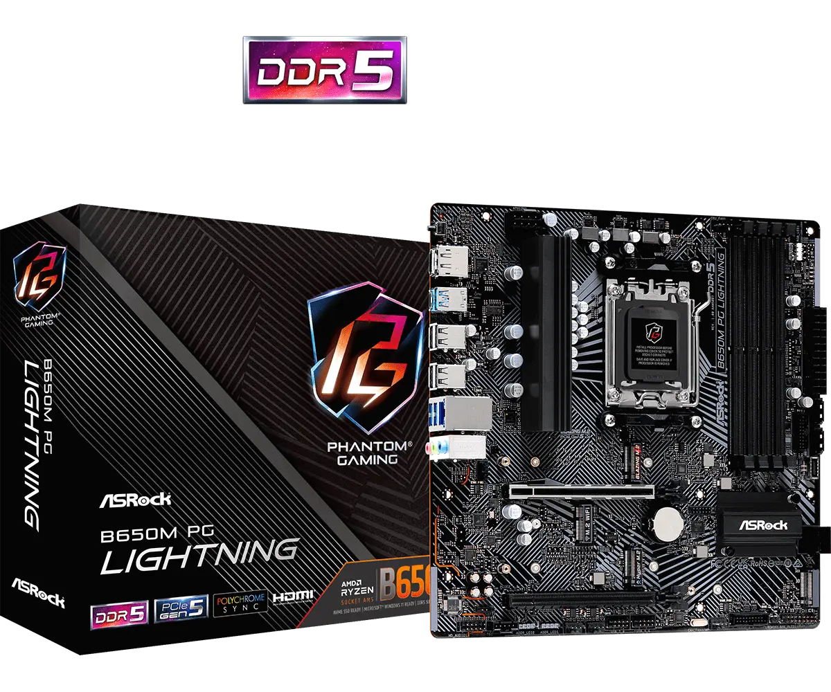 Дънна платка, ASROCK B650M PG LIGHTNING