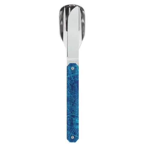 Комплект за хранене Akinod Straight Cutlery 12H34, Downtown Blue