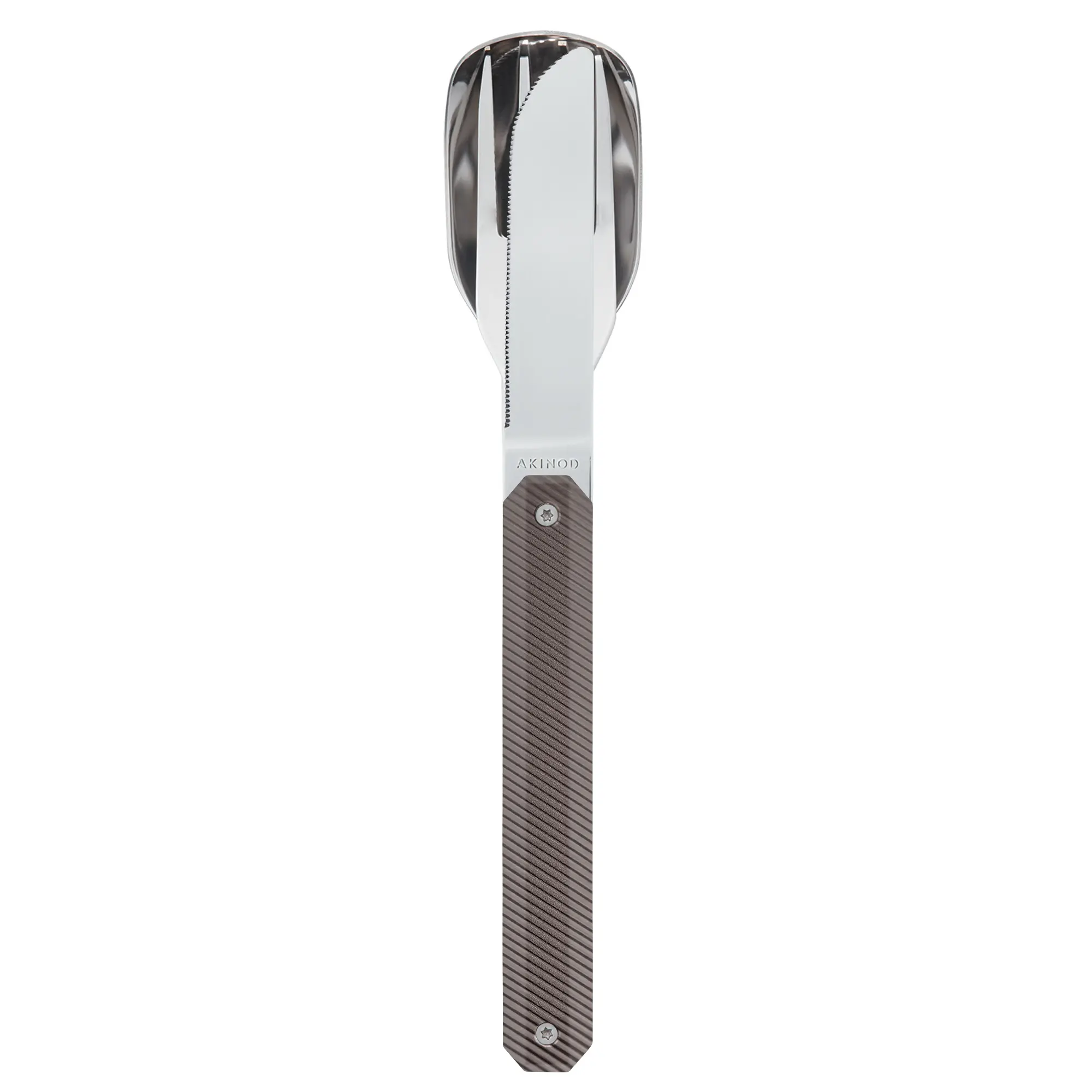 Σετ φαγητού Akinod Straight Cutlery 12H34, σκούρο γκρι αλουμίνιο